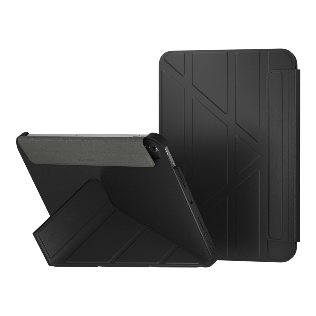 SwitchEasy Origami 全方位多角度支架保護套 適用於 iPad mini 7 2024 / A17 Pro / mini 6 2021 黑