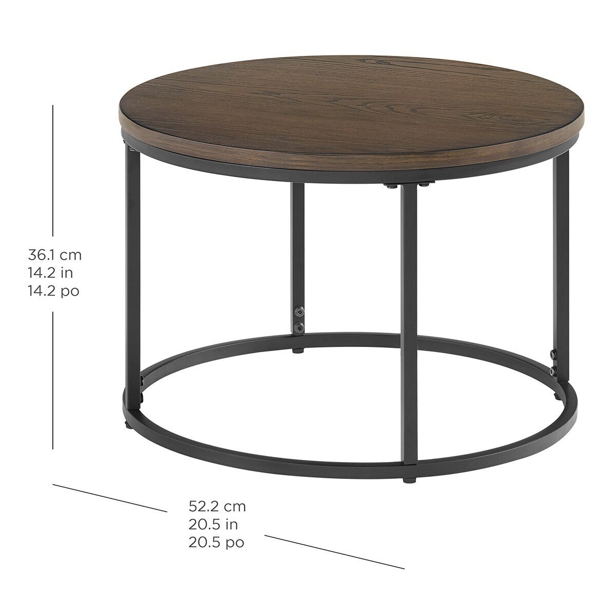 Bayside Furnishings 咖啡邊桌兩件組