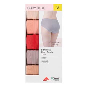 Body Blue 女無痕內褲5入組 亮色款 / 柔色款 Body Blue 女無痕內褲5入組 亮色款 / 柔色款