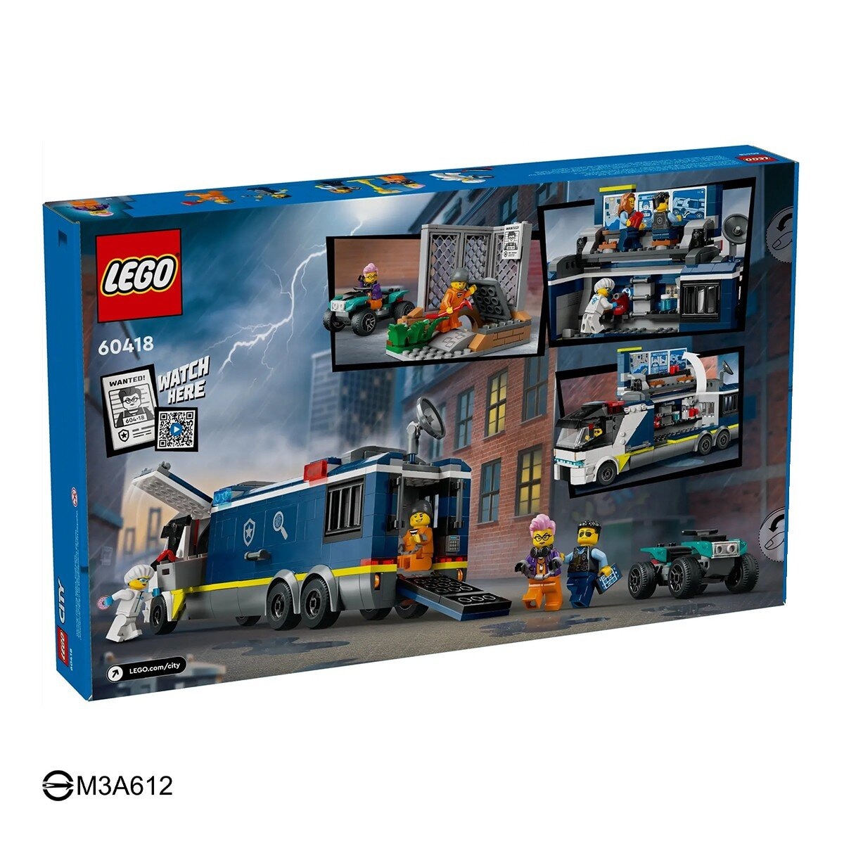 LEGO 城市系列 警察行動刑事實驗室 60418 / 7歲以上