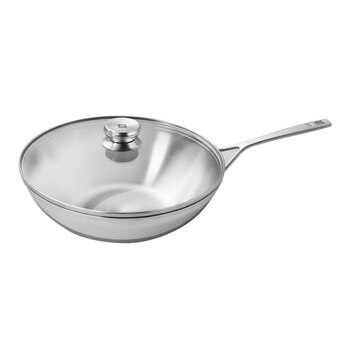 Zwilling 雙人牌 不鏽鋼炒鍋含鍋蓋 30公分 Zwilling 雙人牌 不鏽鋼炒鍋含鍋蓋 30公分