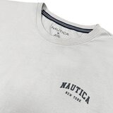 Nautica 男短袖上衣 淺灰色