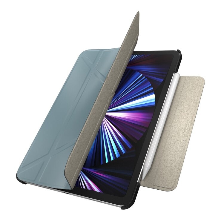 SwitchEasy Origami 全方位多角度支架保護套 iPad Air 11吋 M3 / M2 & iPad Pro 11吋 2022 M2 - 2018 & iPad Air 10.9吋 2022-20 寧靜藍 SwitchEasy Origami 全方位多角度支架保護套 iPad Air 11吋 M3 / M2 & iPad Pro 11吋 2022 M2 - 2018 & iPad Air 10.9吋 2022-20 寧靜藍
