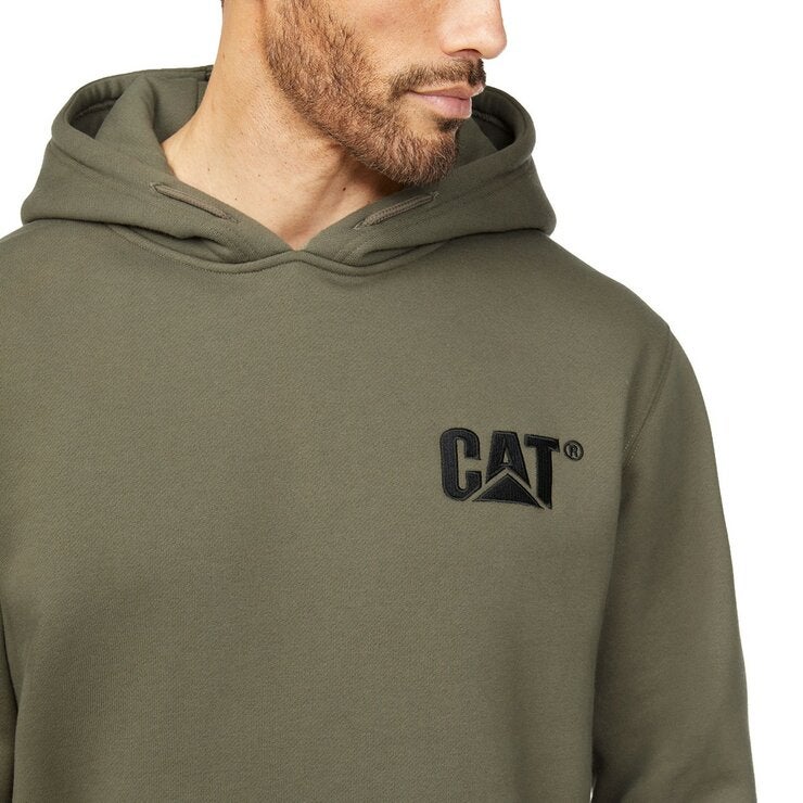 Caterpillar 男刷毛連帽上衣 綠