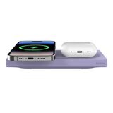 Belkin BoostCharge Pro Magsafe 2合1 無線充電板 15W (無旅充) 紫色