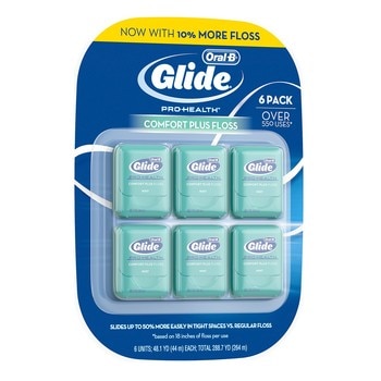 Glide 清潔舒適牙線 - 薄荷口味 44 公尺 6 入 Glide 清潔舒適牙線 - 薄荷口味 44 公尺 6 入