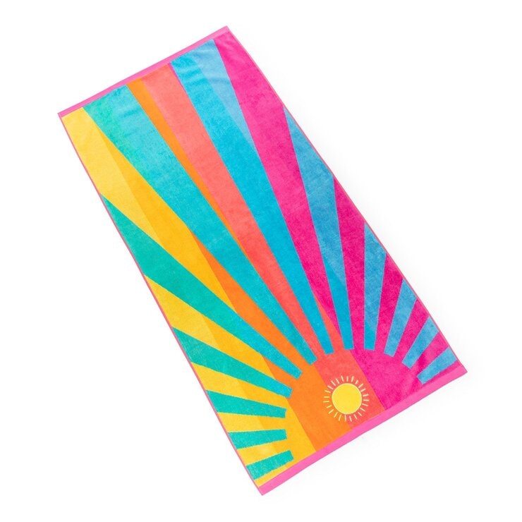 Sun Sational 純棉海灘巾 71公分 X 147公分 日落