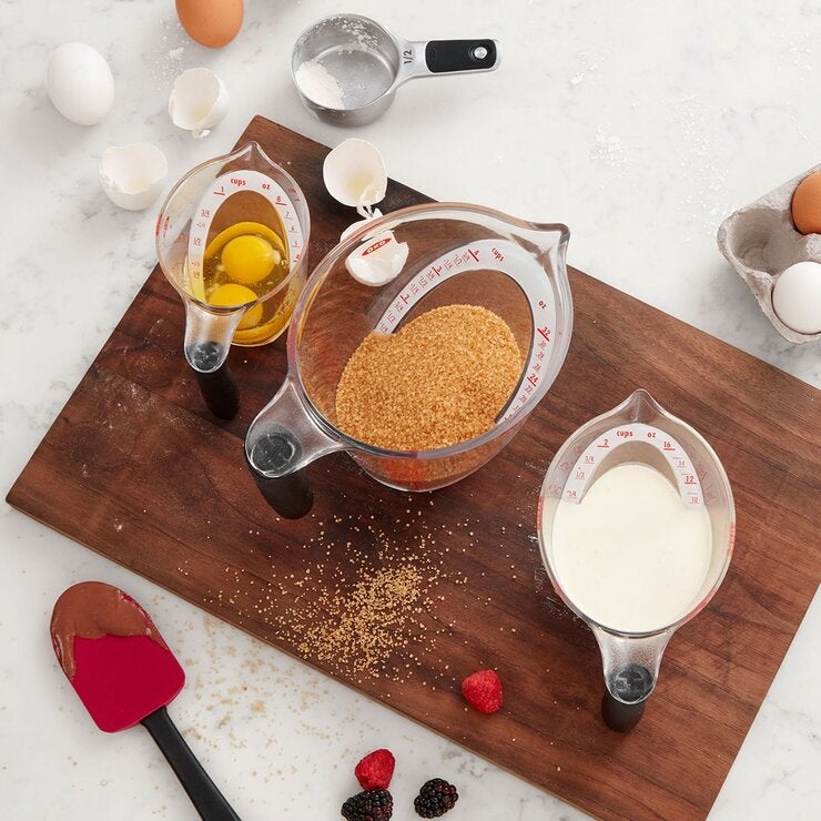OXO 單耳塑膠輕鬆看量杯 3件組 OXO 單耳塑膠輕鬆看量杯 3件組