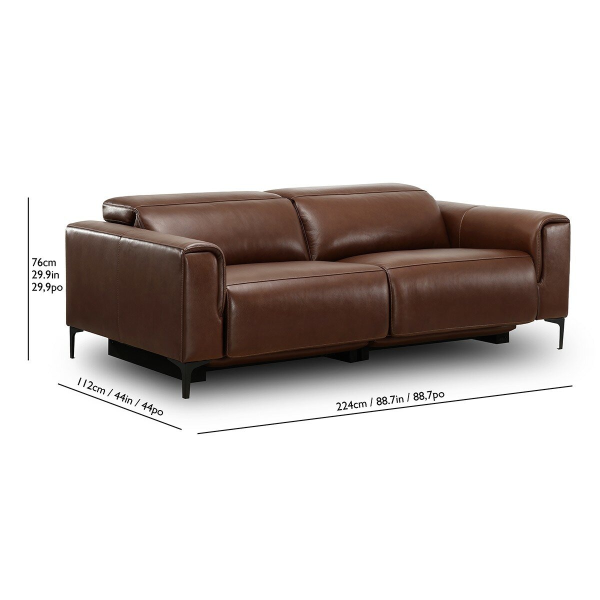 Simon Li 雙人牛皮電動沙發 Simon Li 雙人牛皮電動沙發