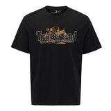 Timberland 男短袖純棉印花上衣 黑