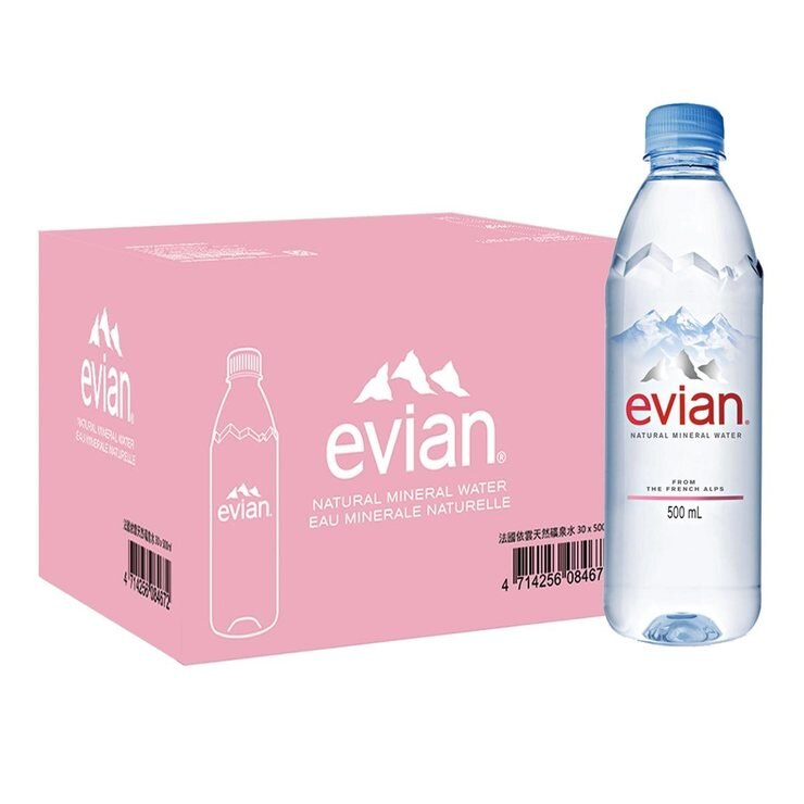 EVIAN法國天然礦泉水500毫升X30入 Costco 好市多線上購物