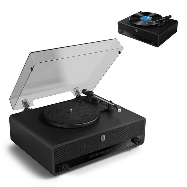 飛利浦 黑膠唱片藍牙音箱 TAV3000