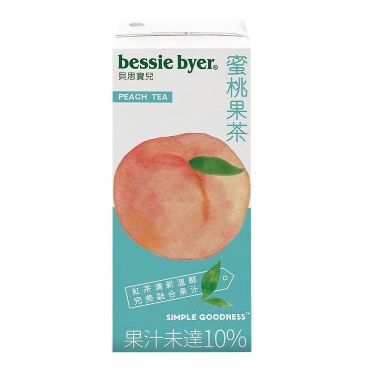 Bessie Byer 貝思寶兒蜜桃果茶330毫升x 24入 Costco 好市多