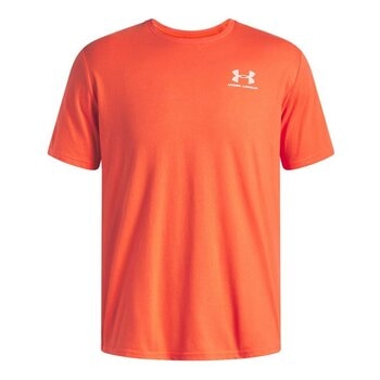 Under Armour 男短袖運動上衣 橘 S