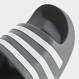 Adidas 男 Adilette Aqua 運動拖鞋 灰
