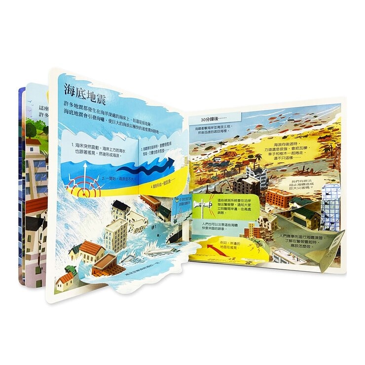 Look Inside（共２冊）：火山與地震＋極端的天氣