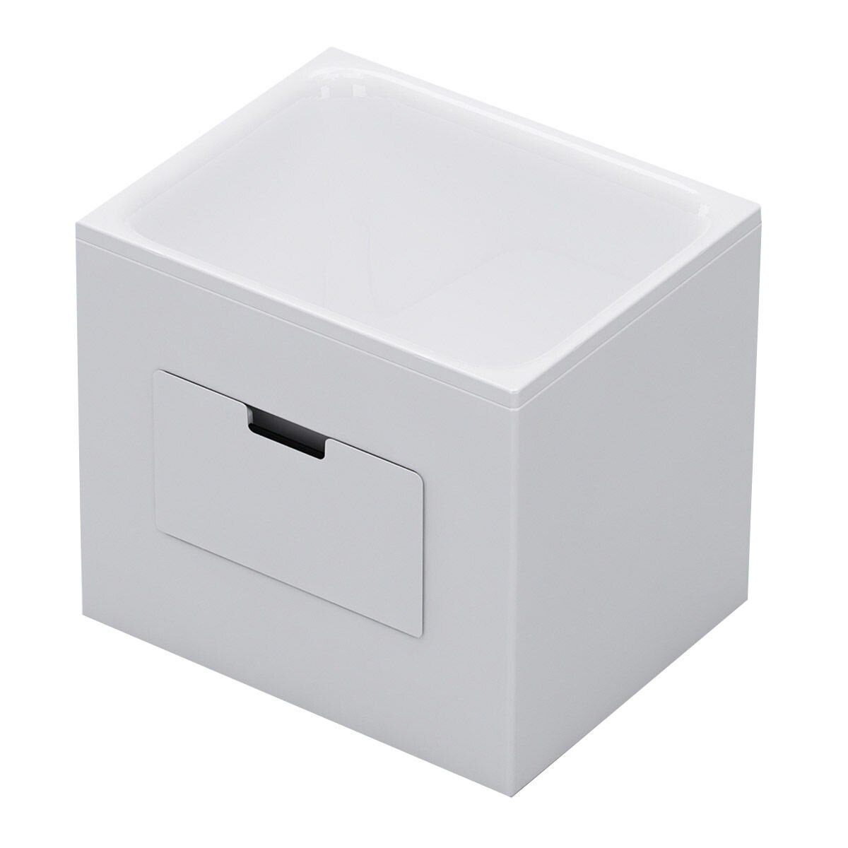 Bak mandi bidet Kohler 850mm sudut kiri dengan sanggurdi Dibatasi untuk daerah terpencil (Zona 2)