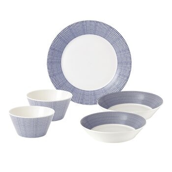 皇家道爾頓 海洋沙紋系列 餐具 X 5件組