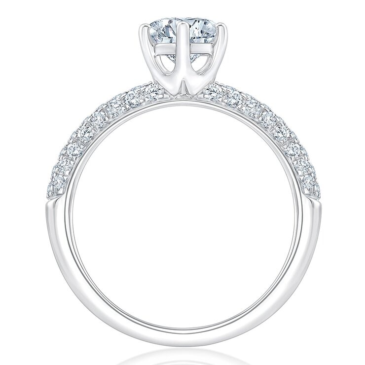 1.50 克拉 鉑金 圓形鑽石戒指 VS2/I