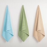 Grandeur 快乾浴巾 3入組 76公分 X 137公分 金/綠/淺藍