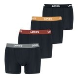 Levi's 男內褲四入組 黑底彩色腰帶