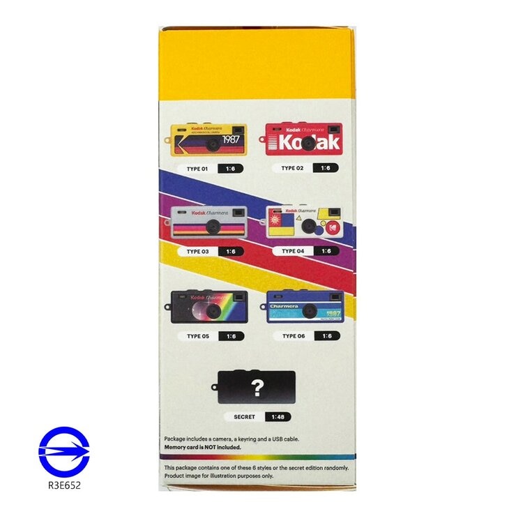 Kodak Charmera 迷你數位相機鑰匙圈盲盒