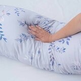 CASA 萊賽爾長抱枕 45公分 X 120公分 X 20公分 墨上花開 CASA 萊賽爾長抱枕 45公分 X 120公分 X 20公分 墨上花開