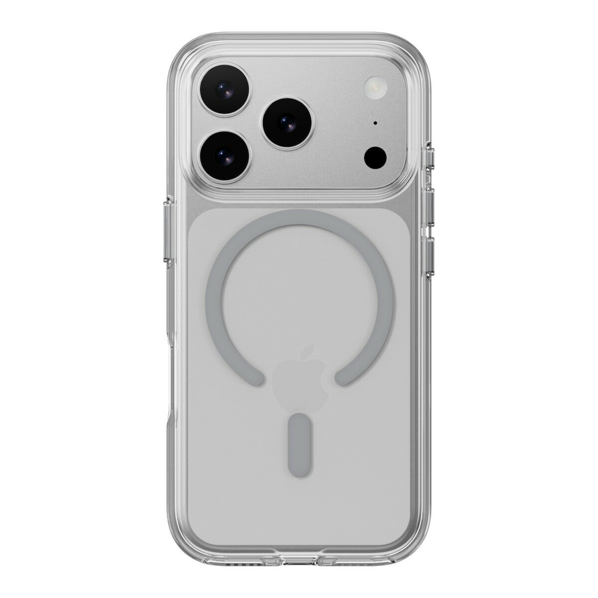 MAGEASY Bright M 不發黃軍規磁吸透明殼 iPhone 17 Pro(迷霧磁圈) + 鏡頭保護貼Lenz(炫彩) + Vetro 9H 鋼化玻璃保護膜