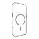 MAGEASY Bright M 不發黃軍規磁吸透明殼 iPhone 17 Pro(迷霧磁圈) + 鏡頭保護貼Lenz(迷霧) + Vetro 9H 鋼化玻璃保護膜