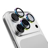 MAGEASY MagStand 360 M 磁吸旋轉支架防摔手機殼 iPhone 17 Pro(透明) + 鏡頭保護貼Lenz(炫彩) + Vetro 9H 鋼化玻璃保護膜