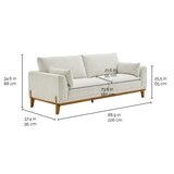 Aiden & Ivy 布面雙人沙發 Aiden & Ivy 布面雙人沙發