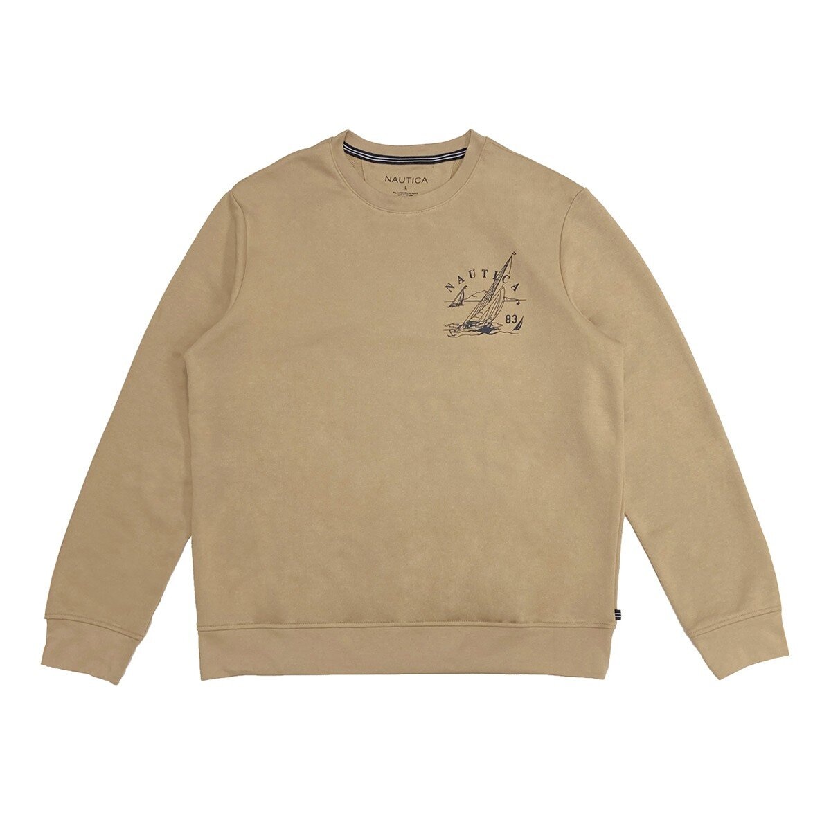 Nautica 男毛圈布長袖上衣