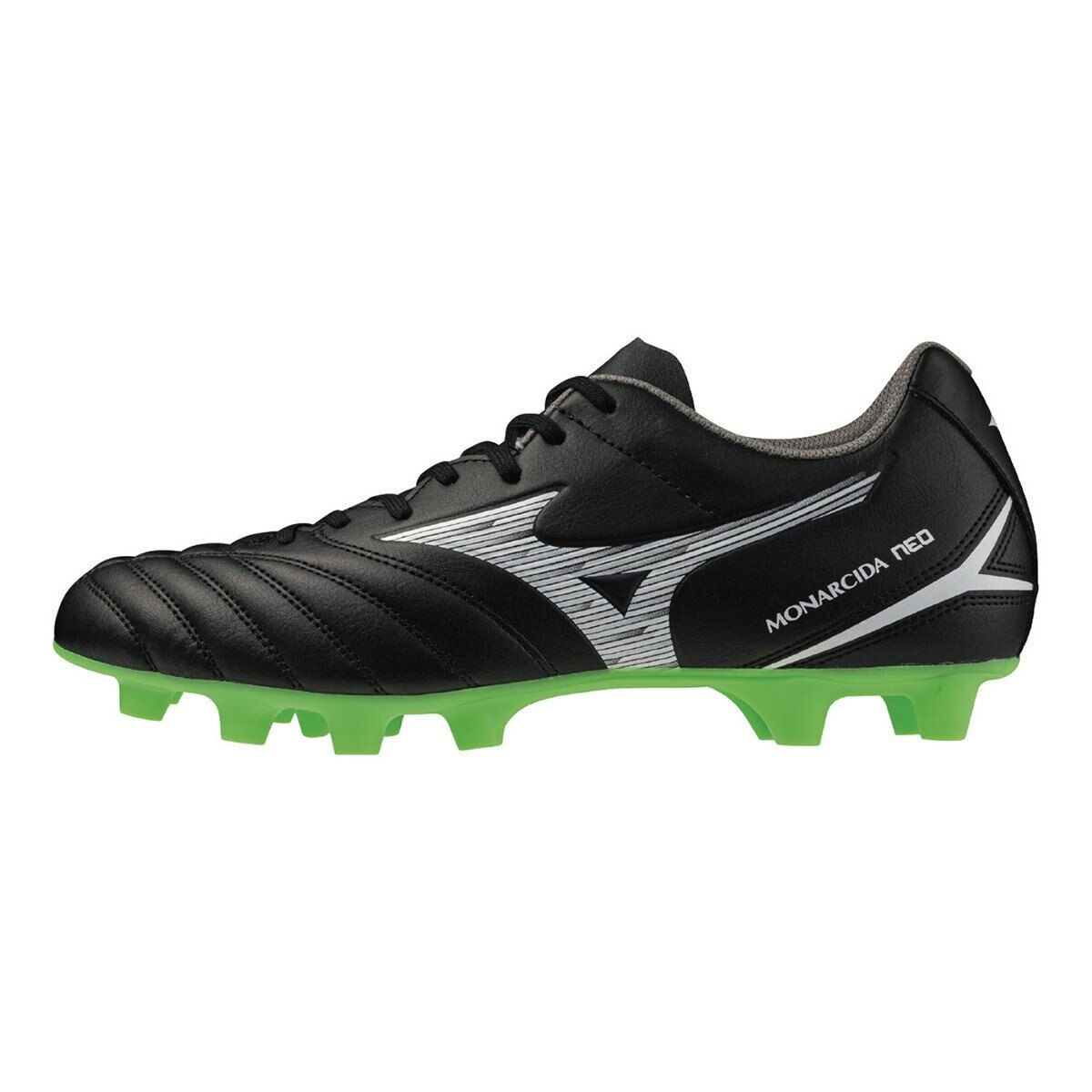 Mizuno 男足球鞋 MONARCIDA NEO lll SELECT P1GA252502 黑+綠 27公分