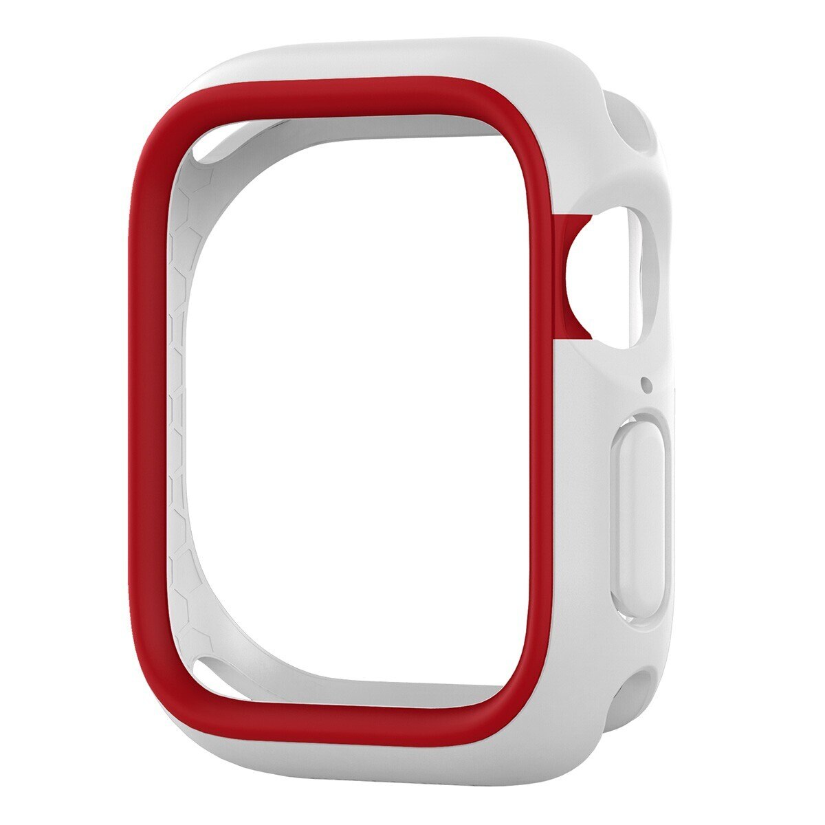 犀牛盾 Apple Watch 44公厘 Crashguard NX 防摔邊框手錶保護殼白(適用Apple watch Series 6, SE, Series 5, Series 4)+4 飾條 (紅/藍/黃/橘)