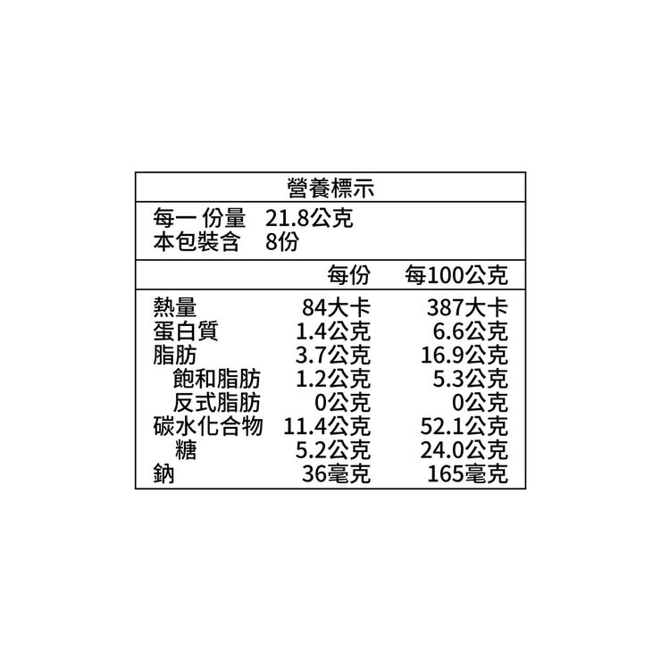 健司 巧克力年輪蛋糕 175公克 / 8入 X 4包