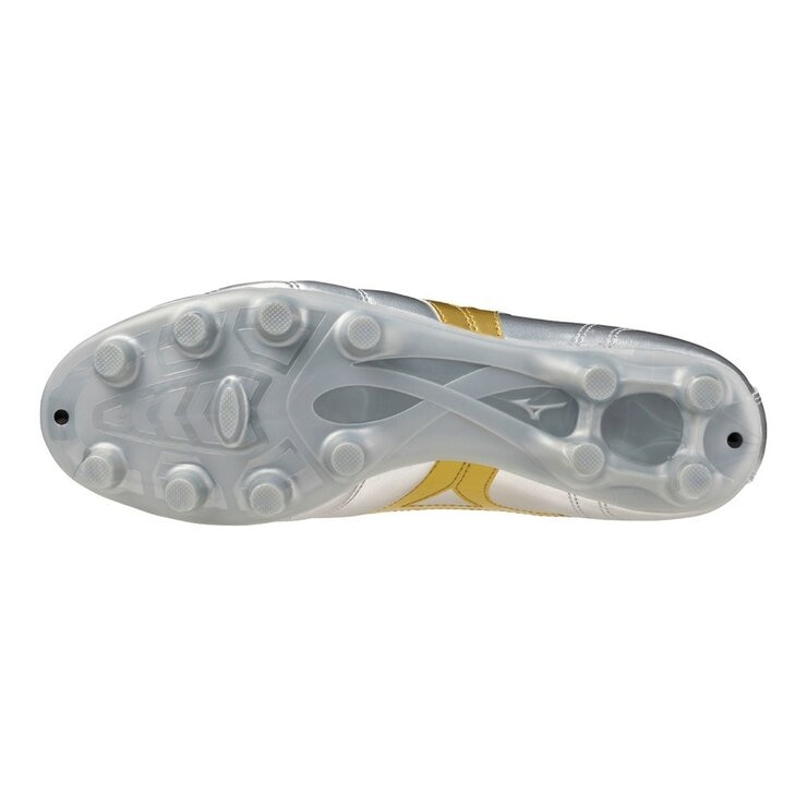 Mizuno 男足球鞋 MORELIA ll CLUB P1GA251604 銀+金