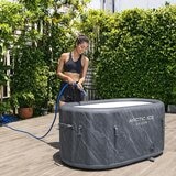 SaluSpa 橢圓形浴池附手動幫浦