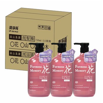 森山島讀沐浴露 蝴蝶蘭 750毫升 X 3入