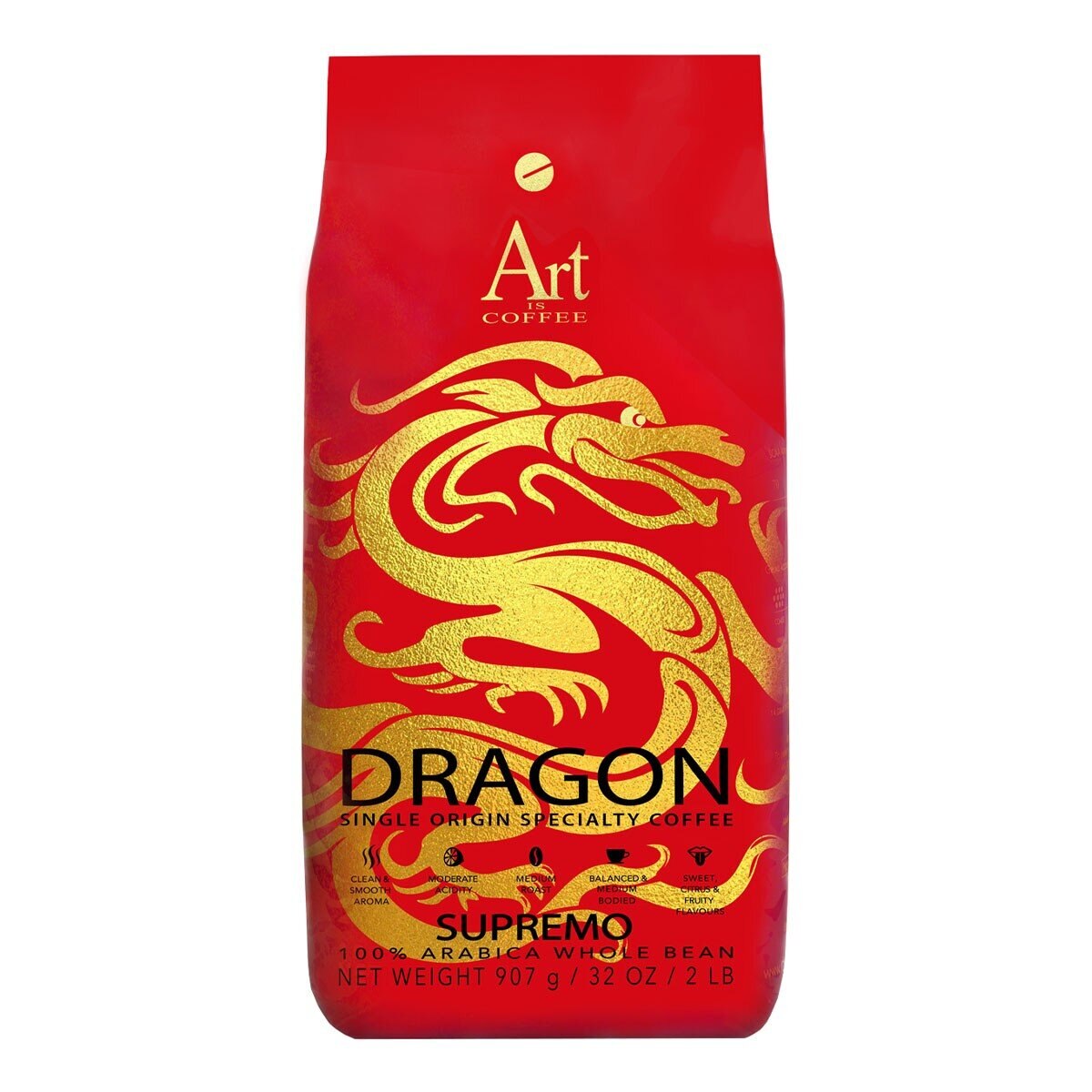 Art Is Coffee 哥倫比亞咖啡豆金龍限定版 907公克