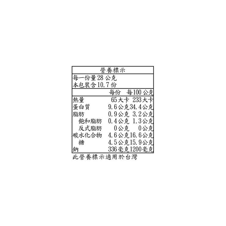 科克蘭 黑胡椒牛排切條肉乾 300公克
