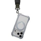 MAGEASY Odyssey Ultra M 終極防摔磁吸支架掛繩手機殼 iPhone 17 Pro(迷霧/岩石灰) + 鏡頭保護貼Lenz 鈦合金(迷霧鈦) + Vetro 9H 鋼化玻璃保護膜