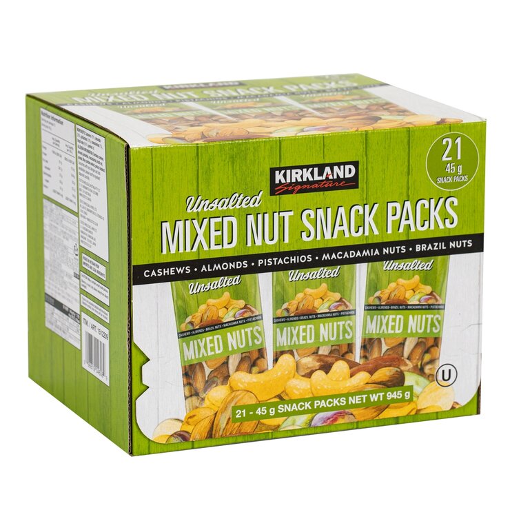 科克蘭 無調味綜合堅果隨手包 45公克 X 21包