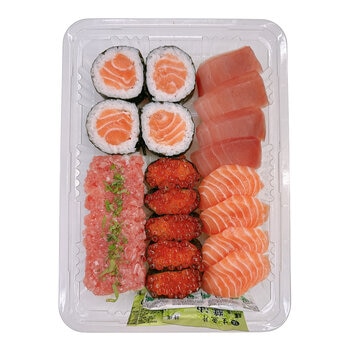 鮭魚鮪魚壽司組合22入
