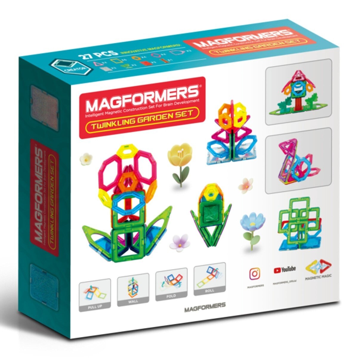 Magformers 磁性建構片 閃亮公園 / 3歲以上