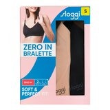 sloggi 女無鋼圈內衣兩入 黑膚組合 XL