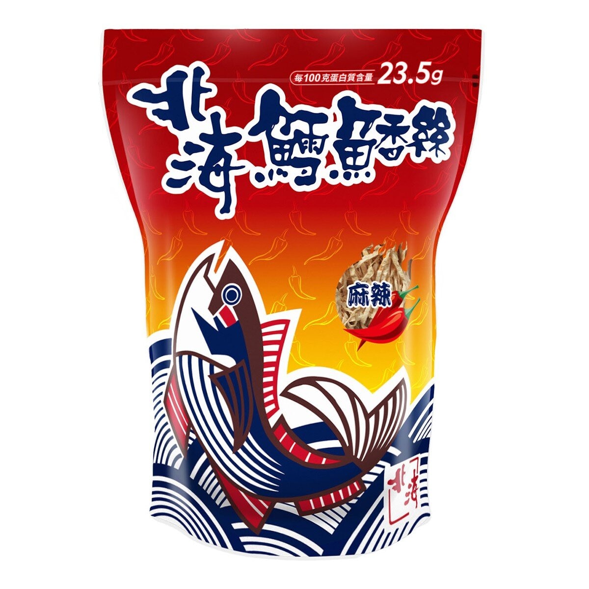 北海 鱈魚香絲辣味細條 600公克