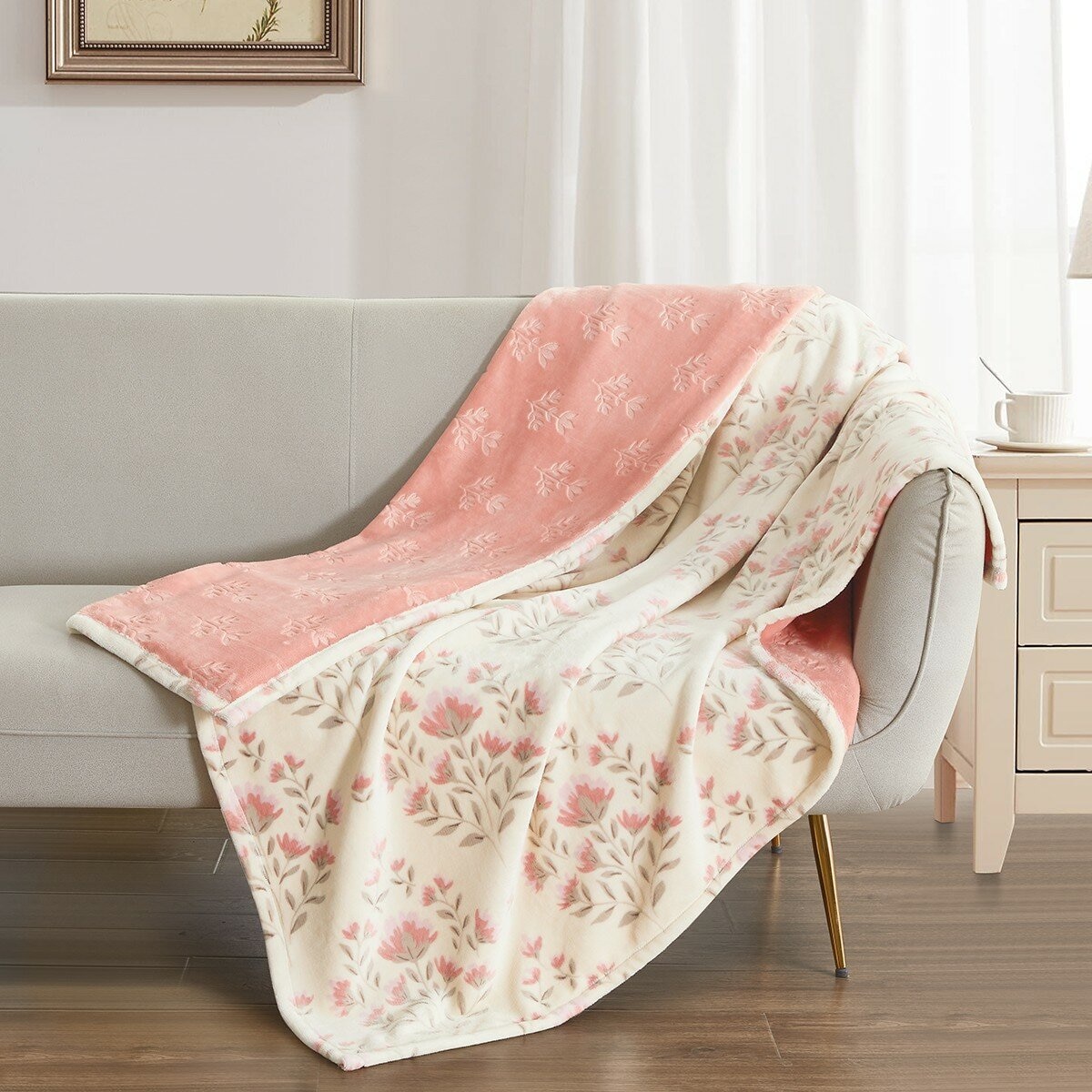 Fraichen Maison 柔軟舒適毯 152公分 X 177公分 粉