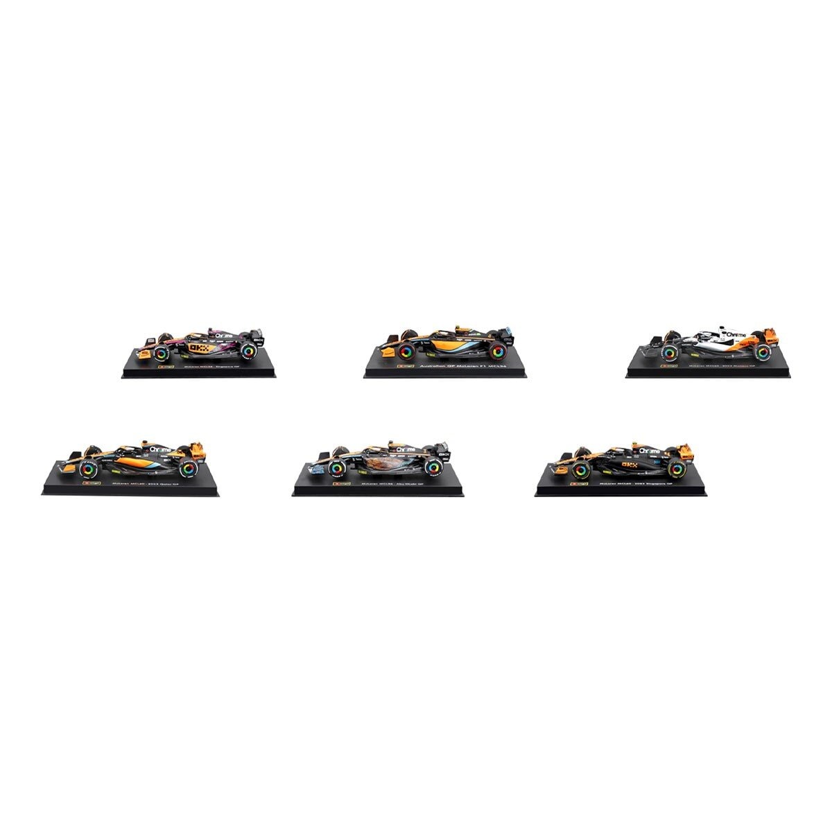 Bburago 1:43 F1 賽車收藏模型車 6入組 McLaren / 3歲以上
