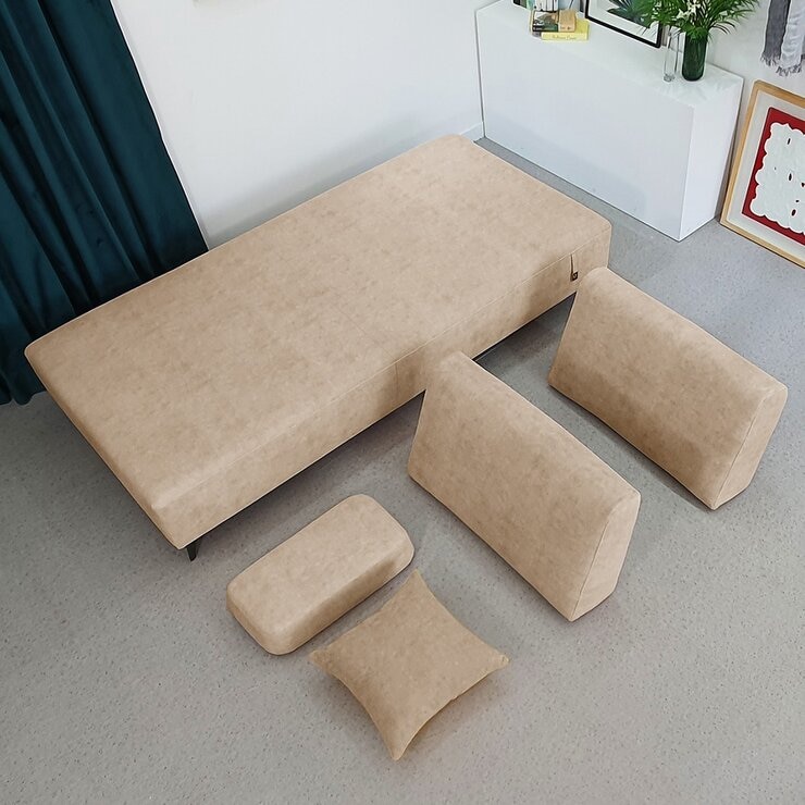 DAUNING 全牛皮雙人座沙發 米色