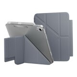 MAGEASY Facet 全方位支架透明背蓋保護套 (筆槽款) 適用於 2022 iPad 10 & 2025 iPad A16 阿拉斯加藍